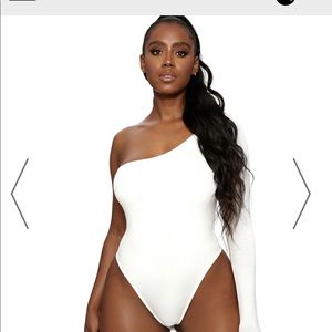 One shoulder top tried it on never wore it out